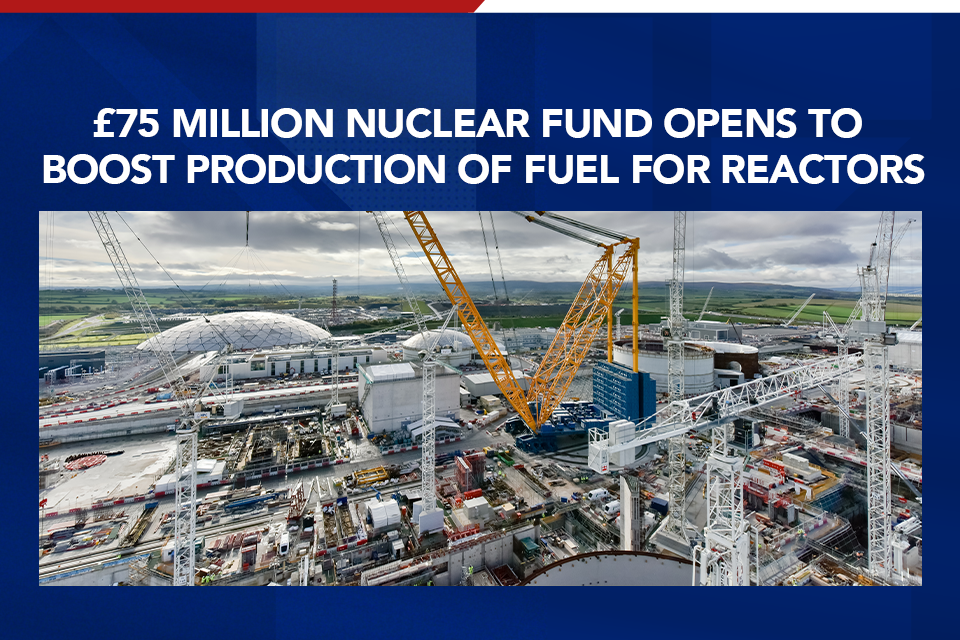 Government fund to accelerate nuclear fuel supply opens
