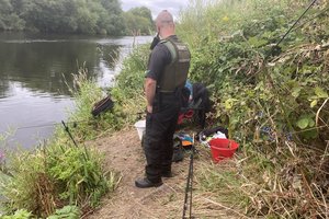 Environment Agency Fisheries Enforcement Officers on patrol