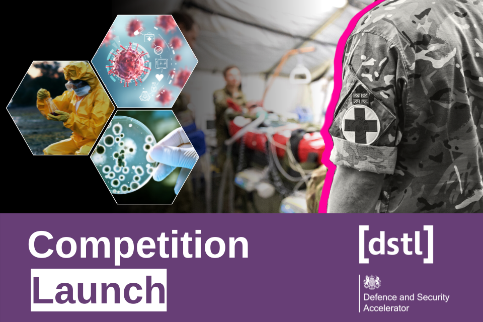 £1 million available for innovations that rapidly diagnose biological and chemical agents at the front line