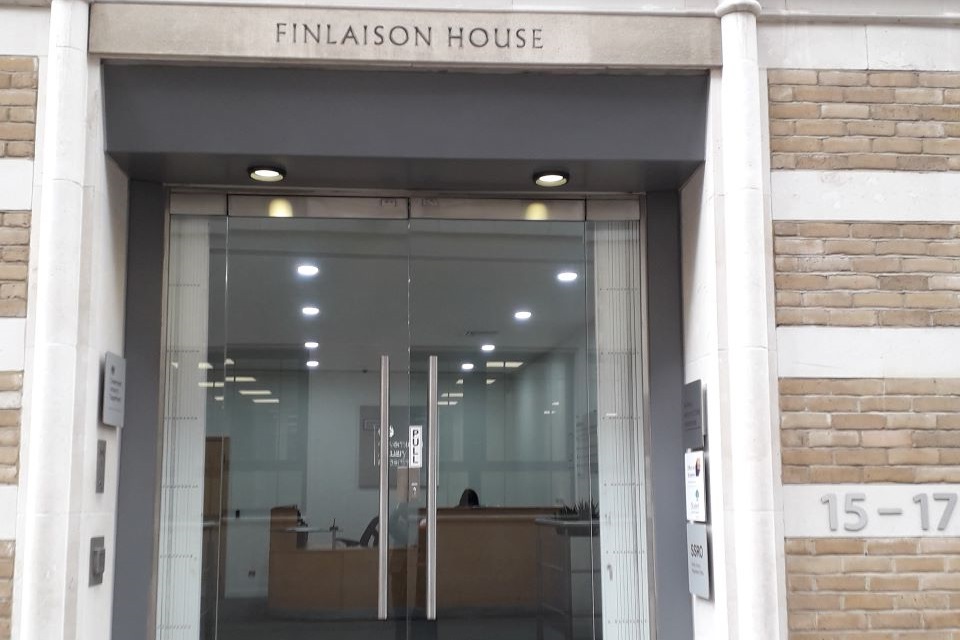 Finlaison House Entrance
