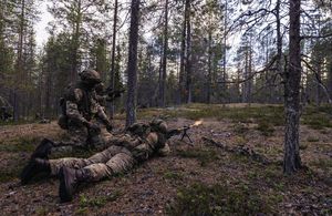 Soldiers taking part in Operation Vigilant Knife