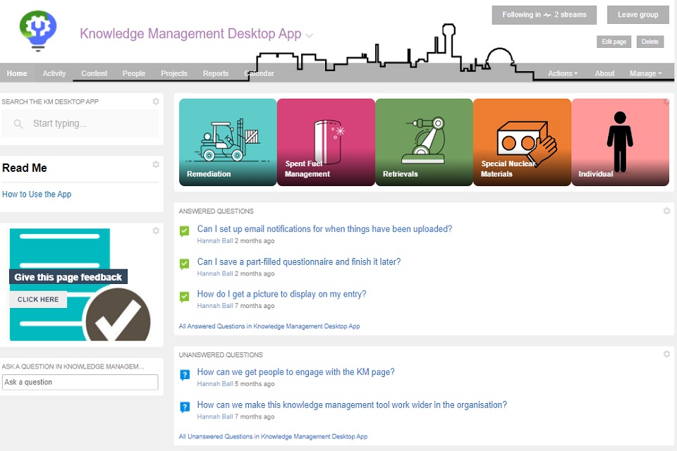 Knowledge Management (KM) desktop app