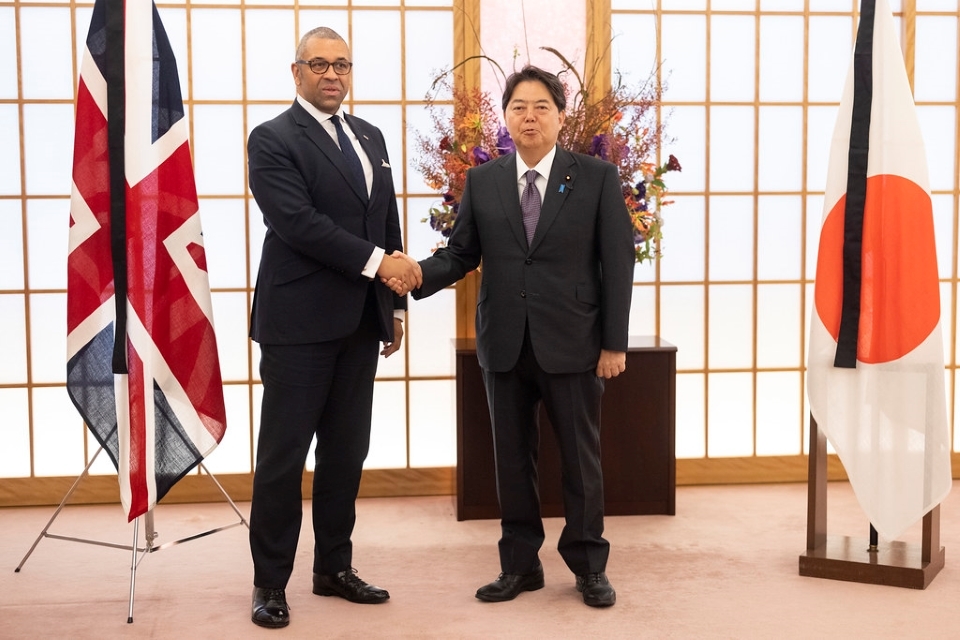 Foreign Secretary James Cleverly makes first visit to East Asia