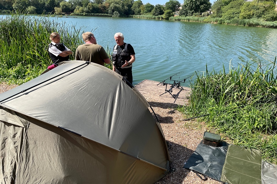 Environment Agency continues crucial work to protect fisheries amidst summer like no other