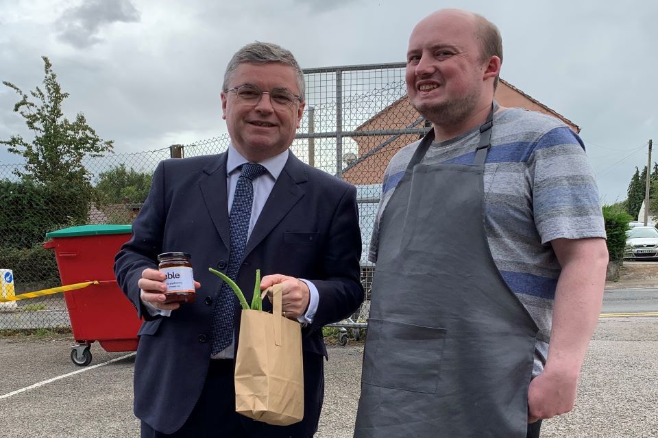Welsh Secretary sees community renewal projects in Torfaen