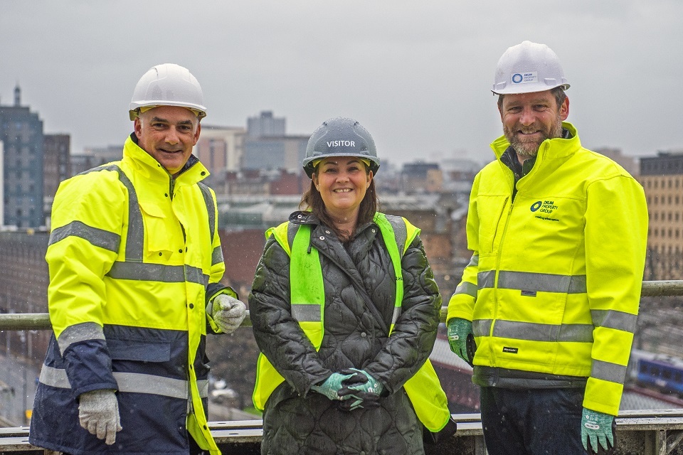 Glasgow’s Buchanan Wharf Reaches ‘Topping Out’ Milestone