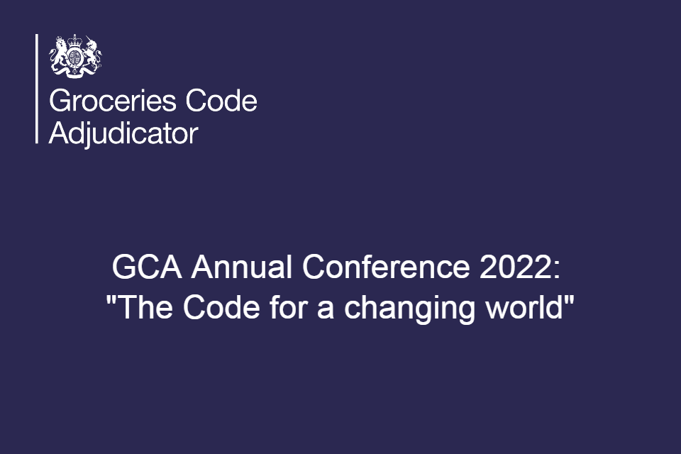 GCA Annual Conference – 28 September 2022