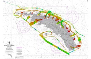 Picture showing survey around south georgia