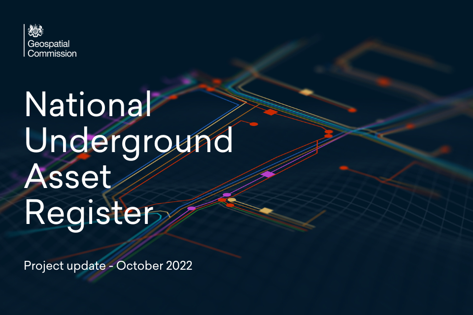 Project update on National Underground Asset Register published