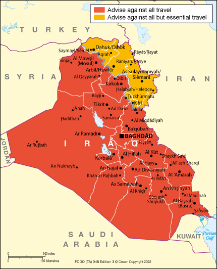 Erbil Visa Requirements Do I Need A Visa To Go To Erbil Iraq   FCDO TA 048   Iraq Travel Advice Ed3 WEB  003  