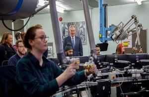 Tony Blair visits UKAEA