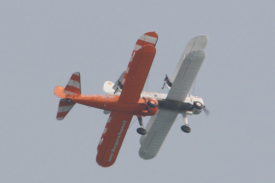 AAIB Report: Boeing A75N1 (PT17) Stearman (N707TJ), loss of engine power during flying display and ditching off Sandbanks, Poole, Dorset.