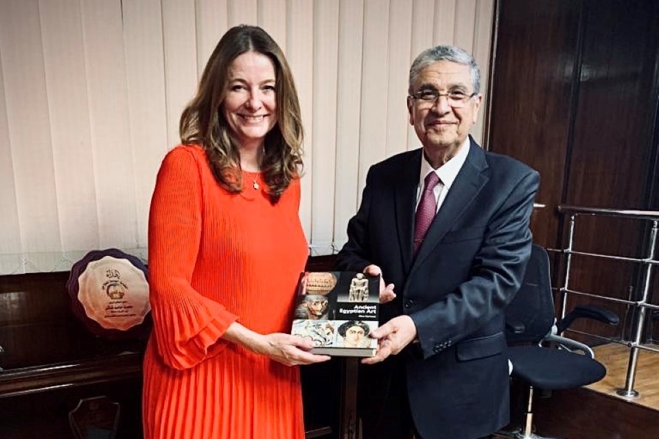 Minister Keegan reaffirms important UK Egypt ties on first visit to Cairo