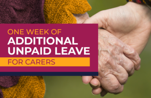 One week of additional unpaid leave for carers.