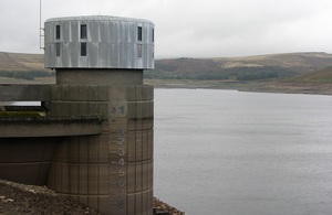 Image shows Grimwith reservoir