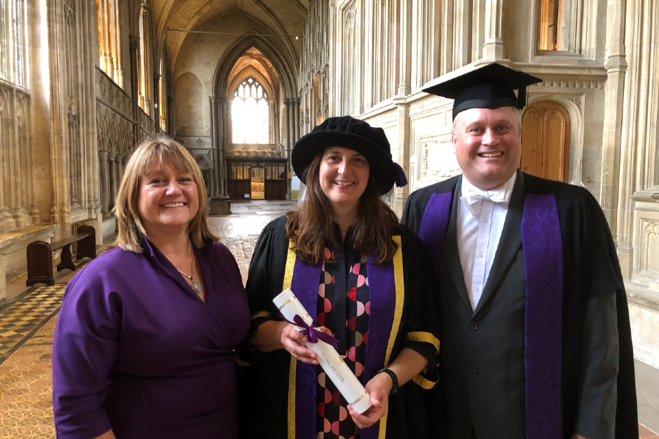 Honorary fellowship for Dstl menopause awareness advocate