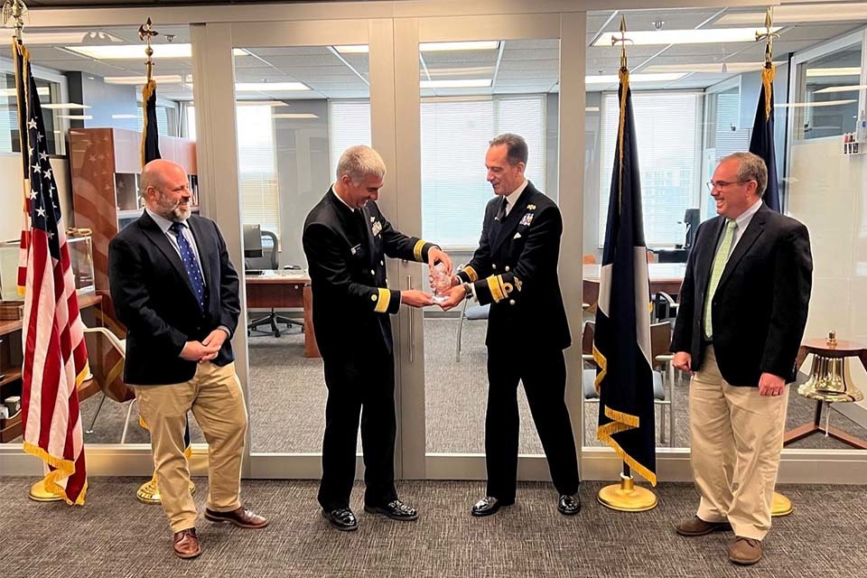 UKHO presents 2021 Alexander Dalrymple Award to the US Office of Coast Survey