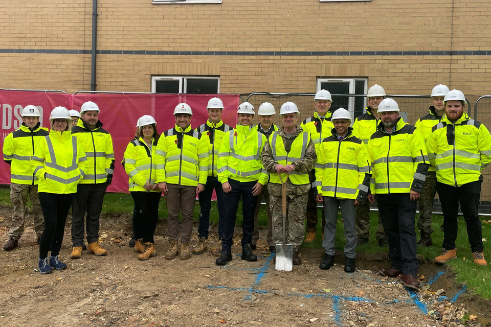Construction begins on new Single Living Accommodation at Imjin Barracks