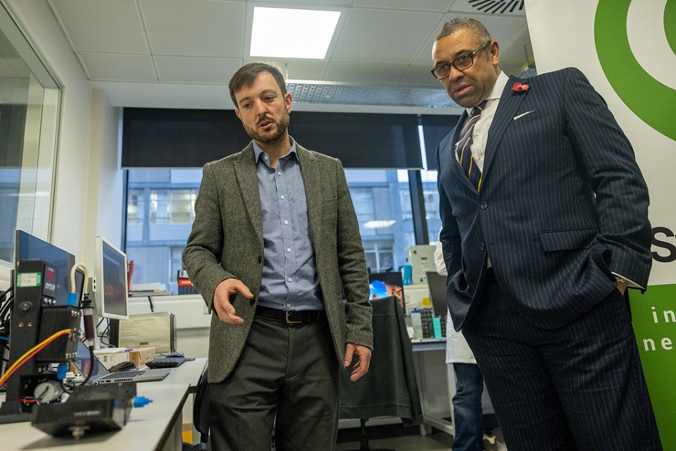 Foreign Secretary visits Glasgow a year after COP26 to meet Scottish experts behind “the revolutionary new batteries of the future”