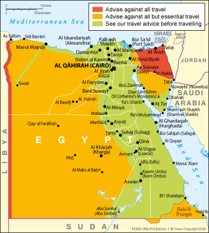 egypt travel advice gov