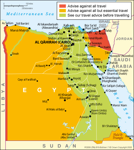 gov uk travel egypt