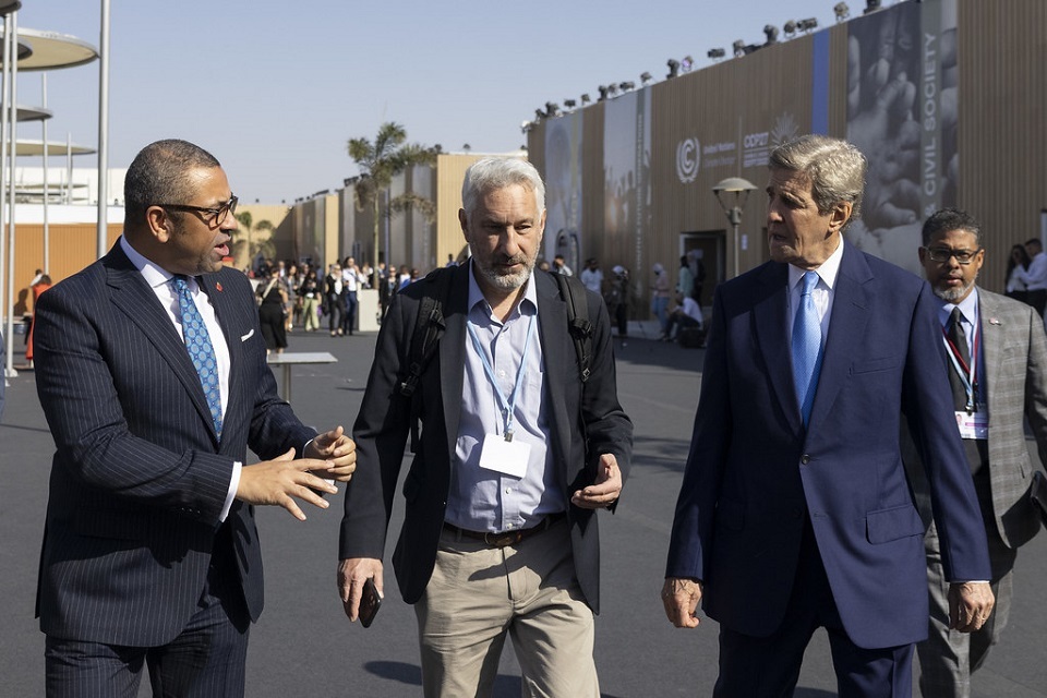 Foreign secretary at cop27 pledges new support for developing countries to deal with climate change