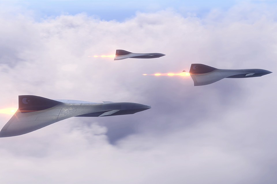 Artistic impression of hypersonic air vehicles
