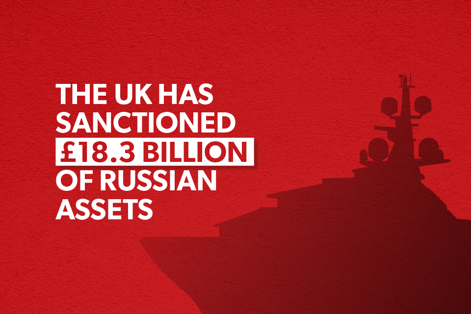 UK sanctions on Russia top £18 billion for the first time