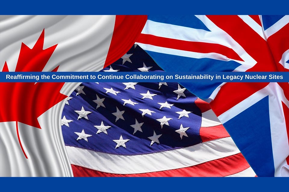 Reaffirming the commitment to continue collaborating on sustainability in legacy nuclear sites