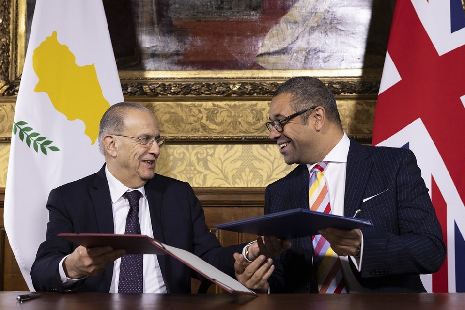 Foreign Secretary signs new agreement with Cypriot Foreign Minister for closer UK Cyprus relations
