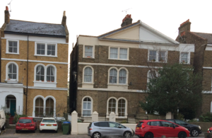 Victorian villas in south London