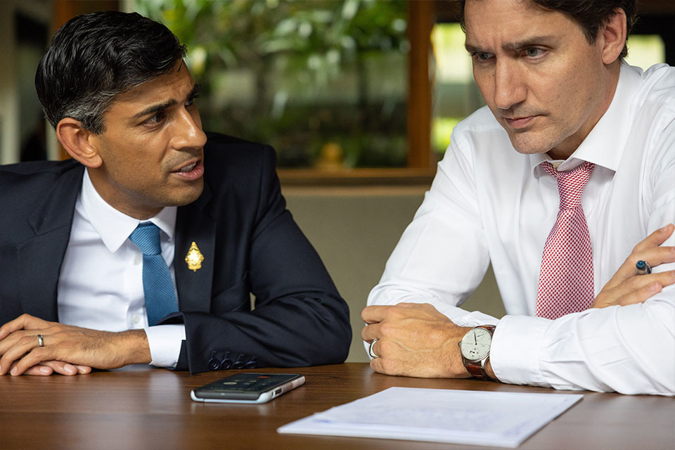 PM call with Prime Minister Justin Trudeau and President Zelenskyy: 16 November 2022