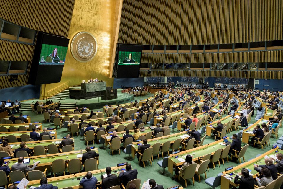 Stock photo of the UN General Assembly