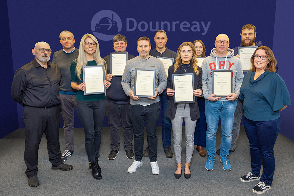 Trainees awarded top marks