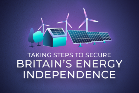 Graphic - Taking steps to secure Britain's energy independence.