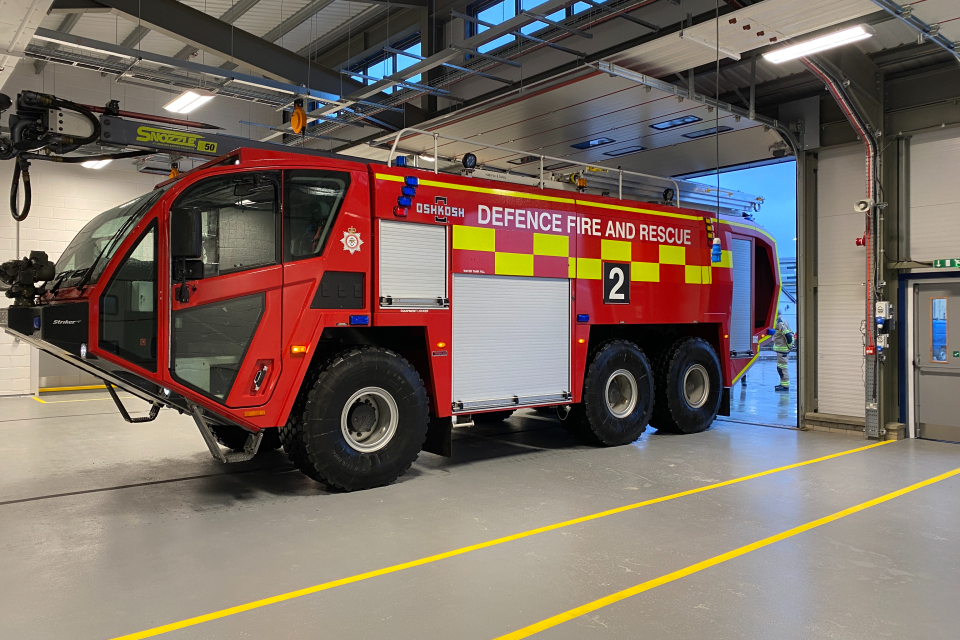 New RAF Lossiemouth fire station completed