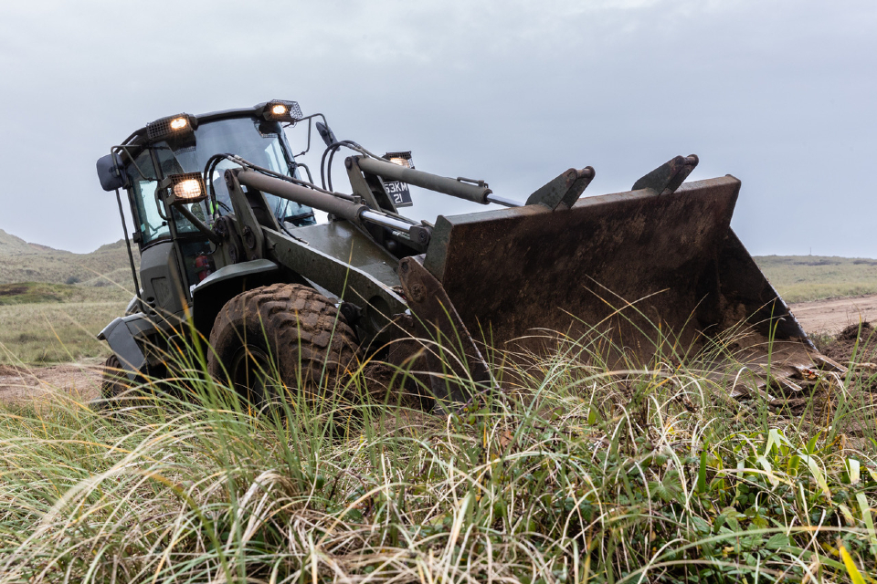 Military training exercise helps sand dune habitat restoration and boosts biodiversity in Cornwall