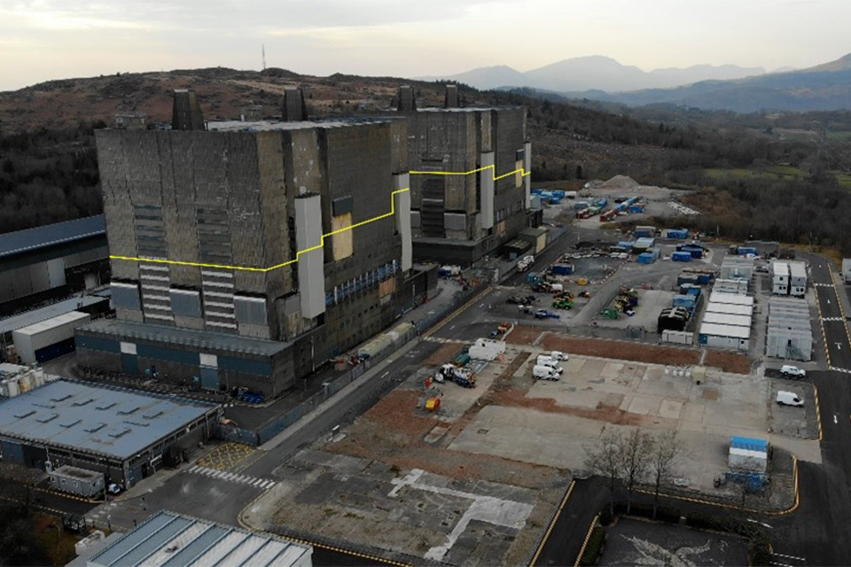 Trawsfynydd reactor buildings