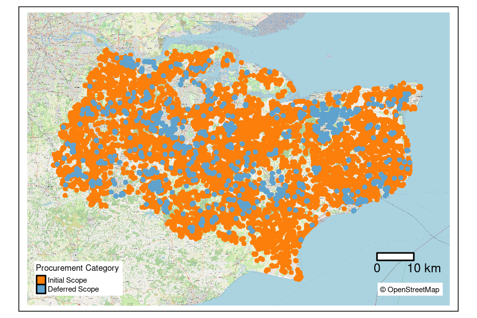 Kent Public Review outcome Intervention Area map