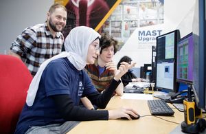 UKAEA scientists in the MAST-U Control Room