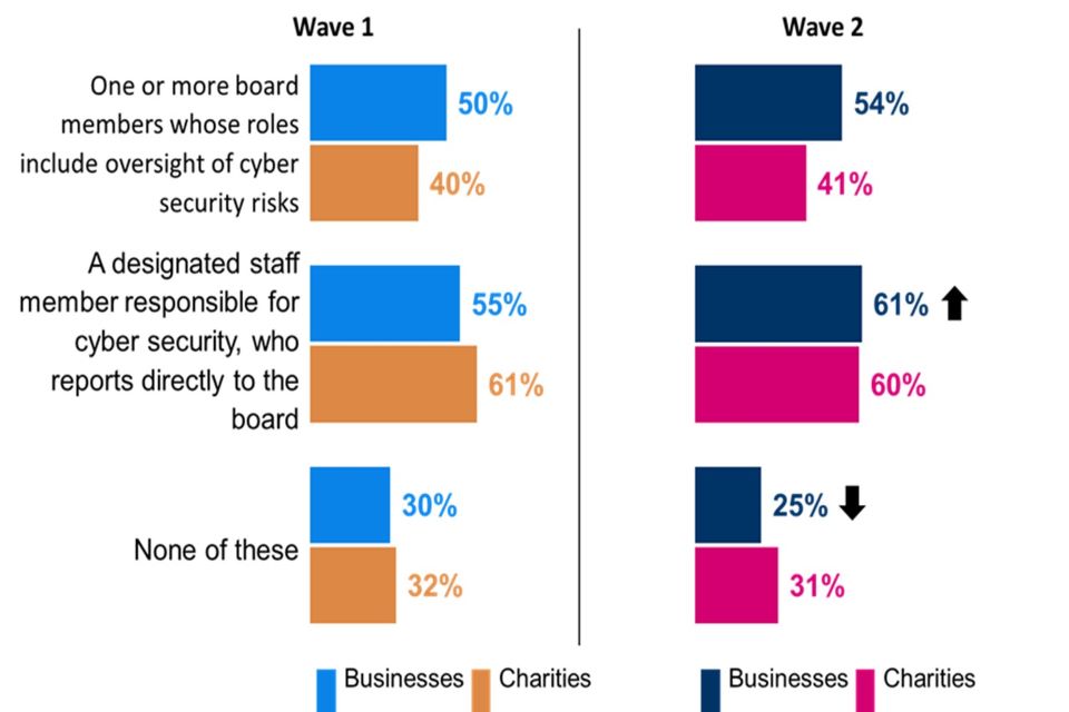 Figure 5.1: Cyber security roles and responsibilities within organisations