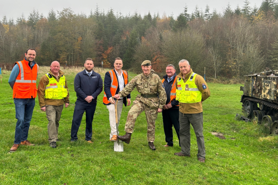 Work starts on new urban fighting skills facility at Whinny Hill