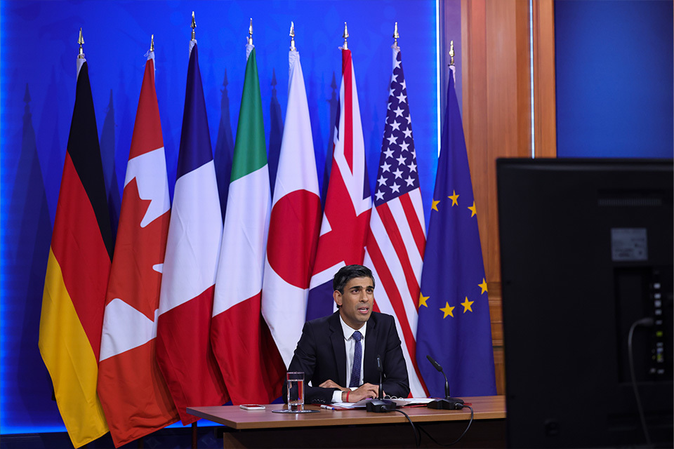 PM meeting with G7 leaders: 12 December 2022