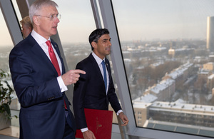 Prime Minister Rishi Sunak meeting the Latvian Prime Minister