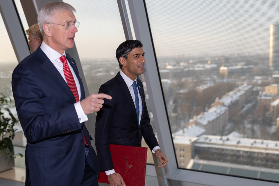 PM meeting with Prime Minister Kari?š of Latvia: 19 December 2022