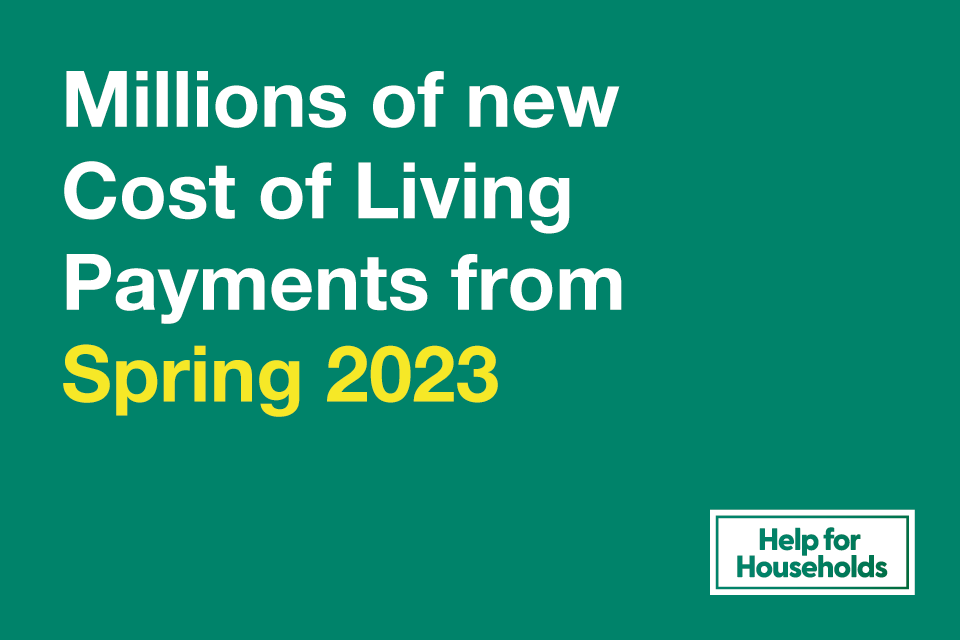 Millions of households to get new Cost of Living Payments