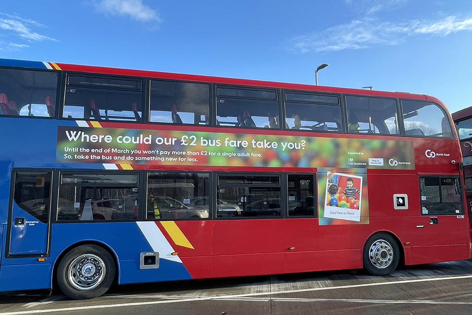 New Year cheer: £2 bus tickets for thousands of routes