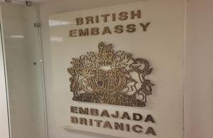 British Embassy crest