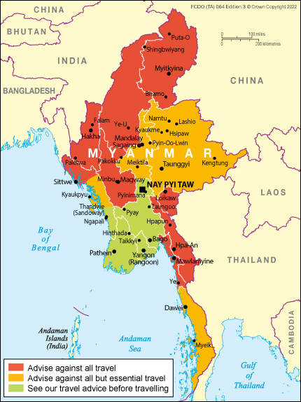 Myanmar travel advice – GOV.UK