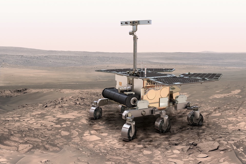 ExoMars rover on Mars